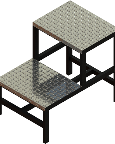 RENDER ESCADA DE REPOSIÇÃO 2D