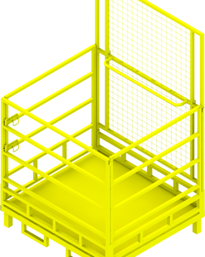 RENDER GAIOLA PARA EMPILHADEIRA